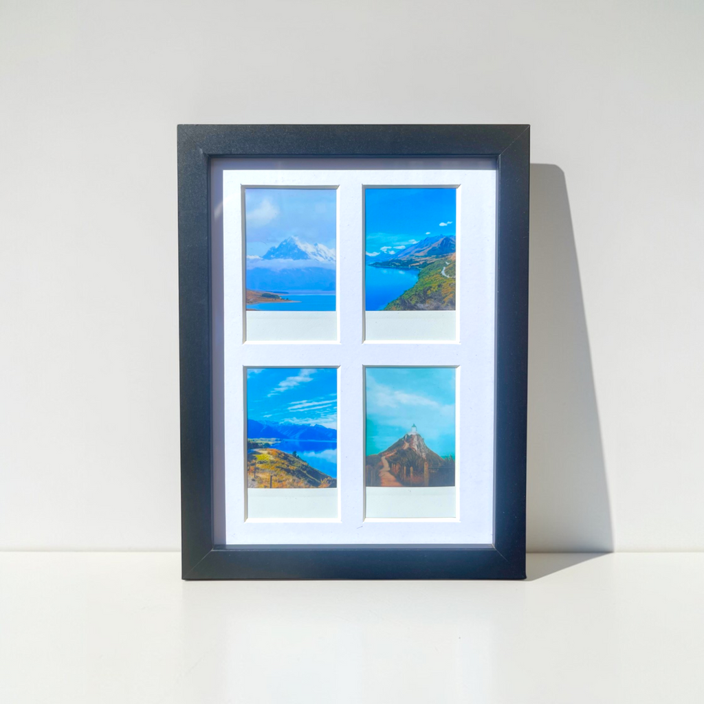 Filled A5 Instax Mini Photo Mat Polaroid Frame Wall Display