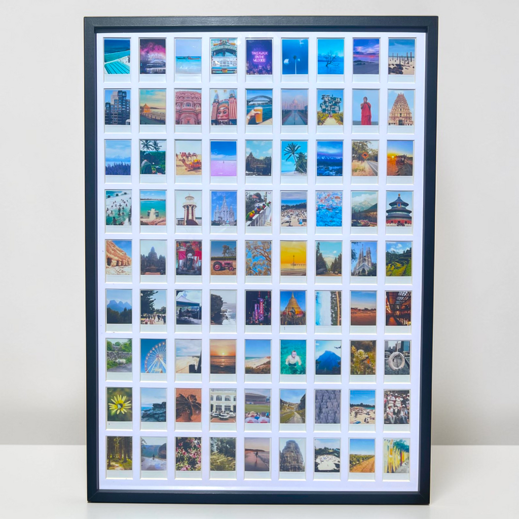 Filled A1 Instax Mini Photo Mat Polaroid Frame
