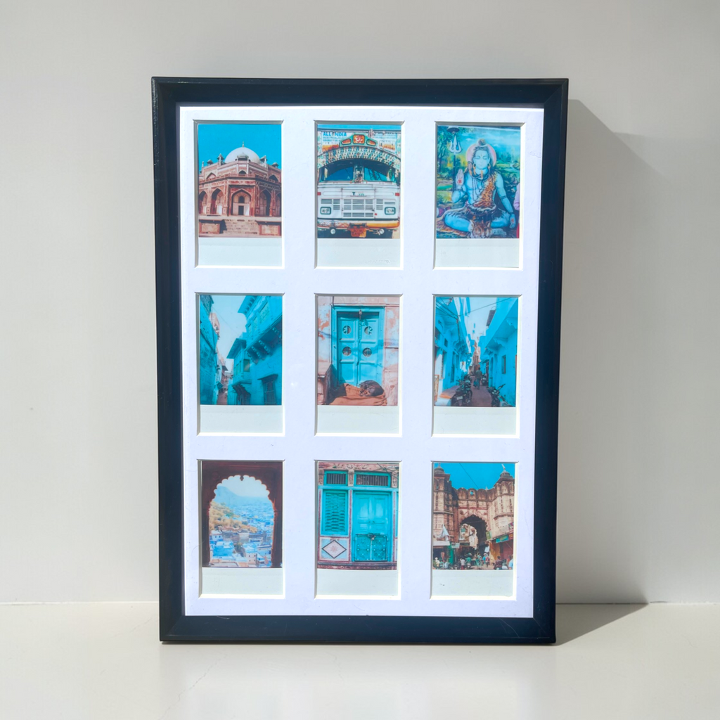 Filled A4 Instax Mini Photo Mat Polaroid Frame 
